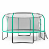Батут Unix line Supreme Game с внутренней сеткой 14 футов - 430 см (зеленый) (TRUSUG14GR)
