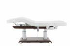 Массажный стол электрический MED-MOS ММКМ-2 (КО-159.1Д) белый/венге, с подогревом ложа