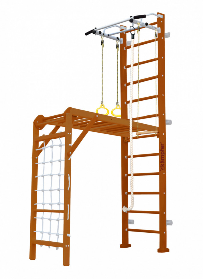 Шведская стенка Kampfer Union Wall (№3 Классический Высота 3 м белый турник)